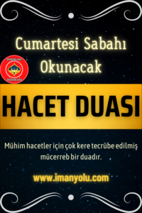 Hacet Duası