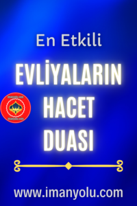 Evliyaların Hacet Duası