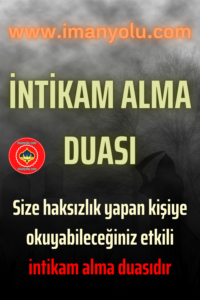 İntikam Almak İçin Dua