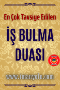 İş Bulma Duası