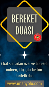 Bereket Duası